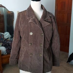 Mossimo Women’s Brown Vintage Corduroy Jacket-Size XLarge
